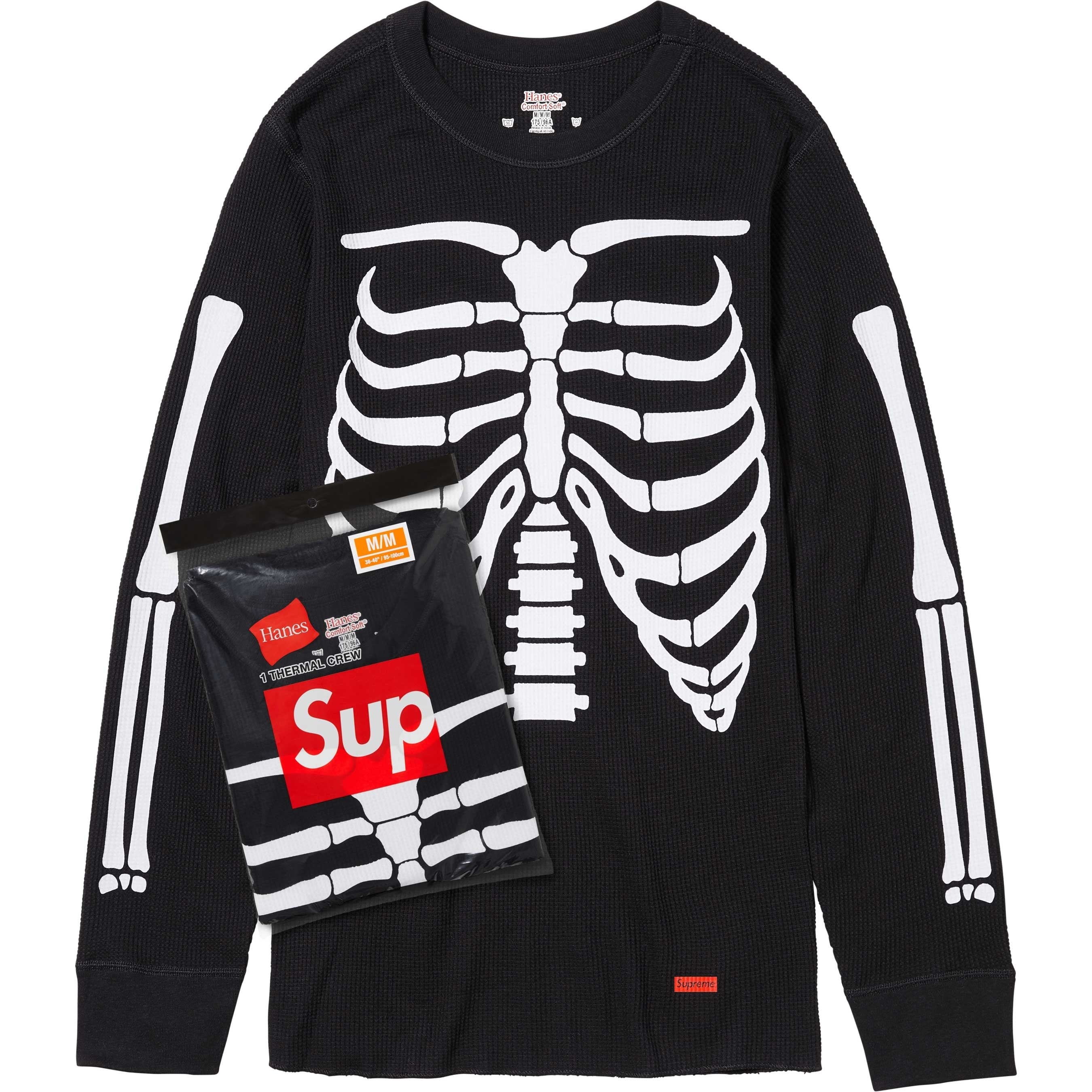 Supreme®/Hanes® Bones Thermal Crew (1 Pack) view 3